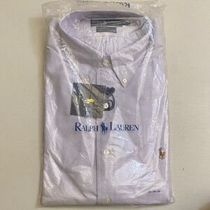 Ralph Lauren Men's Light Lavender Oxford Button-Down Shirt